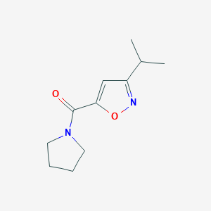 (3-Propan-2-yl-1,2-oxazol-5-yl)-pyrrolidin-1-ylmethanone