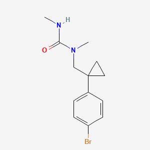 1-[[1-(4-Bromophenyl)cyclopropyl]methyl]-1,3-dimethylurea