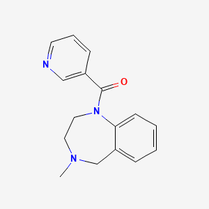 (4-methyl-3,5-dihydro-2H-1,4-benzodiazepin-1-yl)-pyridin-3-ylmethanone