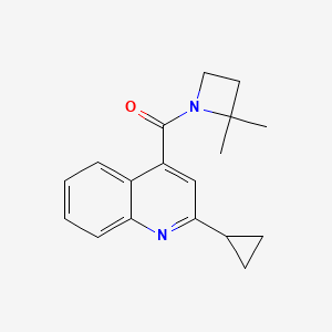 (2-Cyclopropylquinolin-4-yl)-(2,2-dimethylazetidin-1-yl)methanone