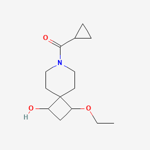 Cyclopropyl-(3-ethoxy-1-hydroxy-7-azaspiro[3.5]nonan-7-yl)methanone