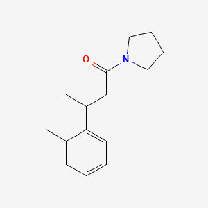 3-(2-Methylphenyl)-1-pyrrolidin-1-ylbutan-1-one