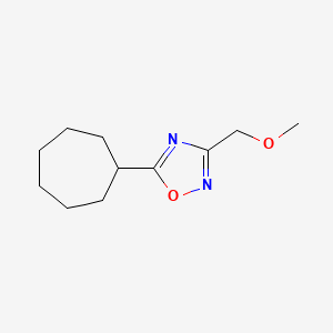 5-Cycloheptyl-3-(methoxymethyl)-1,2,4-oxadiazole