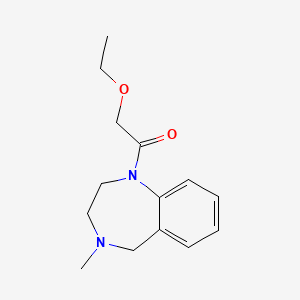 2-ethoxy-1-(4-methyl-3,5-dihydro-2H-1,4-benzodiazepin-1-yl)ethanone