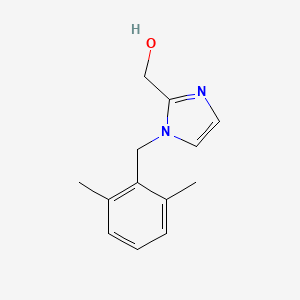 molecular formula C13H16N2O B7622156 [1-[(2,6-Dimethylphenyl)methyl]imidazol-2-yl]methanol 