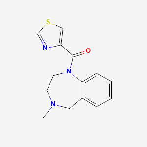 (4-methyl-3,5-dihydro-2H-1,4-benzodiazepin-1-yl)-(1,3-thiazol-4-yl)methanone