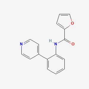 N-(2-pyridin-4-ylphenyl)furan-2-carboxamide