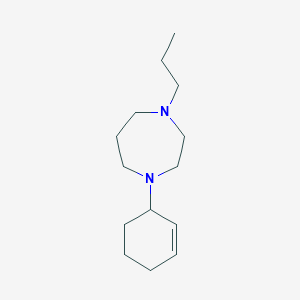 1-Cyclohex-2-en-1-yl-4-propyl-1,4-diazepane