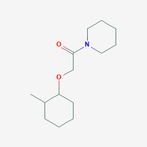 2-(2-Methylcyclohexyl)oxy-1-piperidin-1-ylethanone