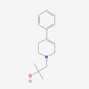 2-methyl-1-(4-phenyl-3,6-dihydro-2H-pyridin-1-yl)propan-2-ol