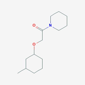 2-(3-Methylcyclohexyl)oxy-1-piperidin-1-ylethanone