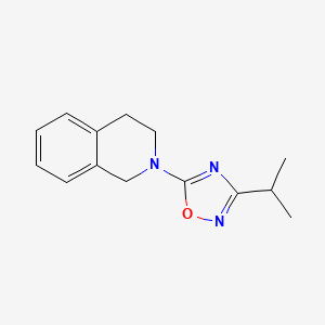 5-(3,4-dihydro-1H-isoquinolin-2-yl)-3-propan-2-yl-1,2,4-oxadiazole