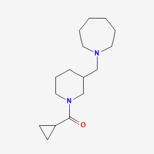 [3-(Azepan-1-ylmethyl)piperidin-1-yl]-cyclopropylmethanone