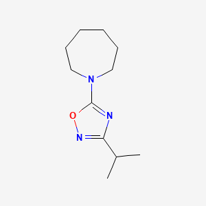 5-(Azepan-1-yl)-3-propan-2-yl-1,2,4-oxadiazole