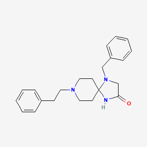 4-Benzyl-8-(2-phenylethyl)-1,4,8-triazaspiro[4.5]decan-2-one