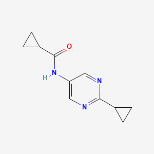 N-(2-cyclopropylpyrimidin-5-yl)cyclopropanecarboxamide