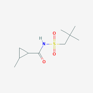 N-(2,2-dimethylpropylsulfonyl)-2-methylcyclopropane-1-carboxamide