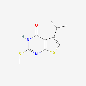 5-Isopropyl-2-(methylthio)thieno[2,3-d]pyrimidin-4(3h)-one