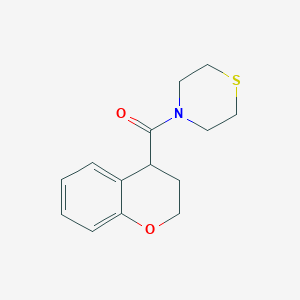 3,4-dihydro-2H-chromen-4-yl(thiomorpholin-4-yl)methanone