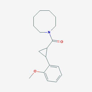 Azocan-1-yl-[2-(2-methoxyphenyl)cyclopropyl]methanone