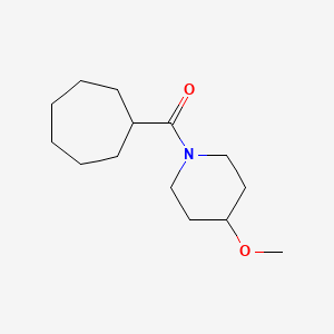 Cycloheptyl-(4-methoxypiperidin-1-yl)methanone