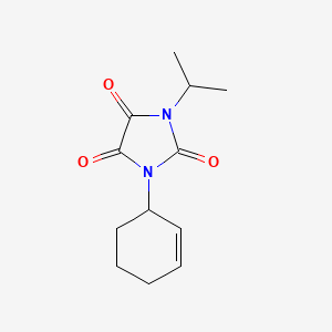 1-Cyclohex-2-en-1-yl-3-propan-2-ylimidazolidine-2,4,5-trione