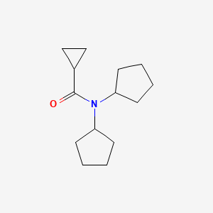 N,N-dicyclopentylcyclopropanecarboxamide