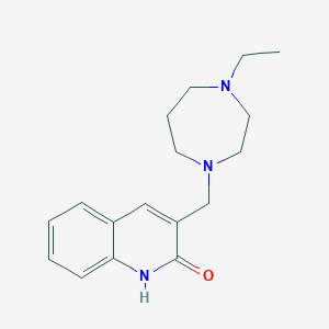 3-[(4-ethyl-1,4-diazepan-1-yl)methyl]-1H-quinolin-2-one