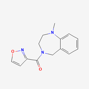 (1-methyl-3,5-dihydro-2H-1,4-benzodiazepin-4-yl)-(1,2-oxazol-3-yl)methanone