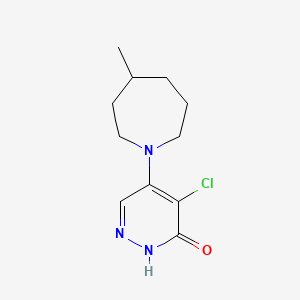 5-chloro-4-(4-methylazepan-1-yl)-1H-pyridazin-6-one