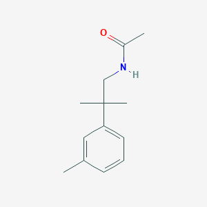 N-[2-methyl-2-(3-methylphenyl)propyl]acetamide