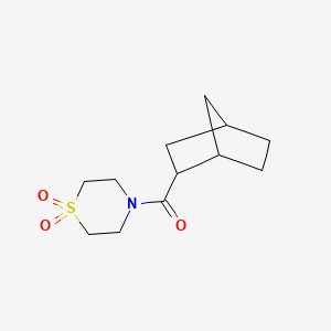 2-Bicyclo[2.2.1]heptanyl-(1,1-dioxo-1,4-thiazinan-4-yl)methanone