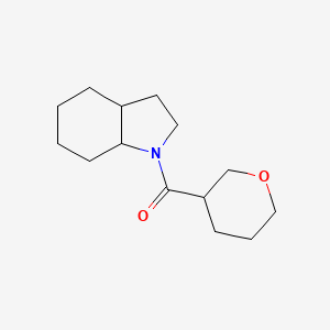 2,3,3a,4,5,6,7,7a-Octahydroindol-1-yl(oxan-3-yl)methanone