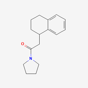 1-Pyrrolidin-1-yl-2-(1,2,3,4-tetrahydronaphthalen-1-yl)ethanone