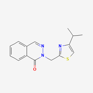 2-[(4-Propan-2-yl-1,3-thiazol-2-yl)methyl]phthalazin-1-one