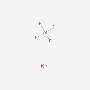 molecular formula KAlF4<br>AlF4K B076227 四氟铝酸钾 CAS No. 14484-69-6