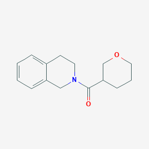 3,4-dihydro-1H-isoquinolin-2-yl(oxan-3-yl)methanone