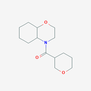 2,3,4a,5,6,7,8,8a-Octahydrobenzo[b][1,4]oxazin-4-yl(oxan-3-yl)methanone