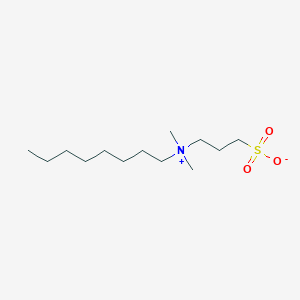 molecular formula C13H29NO3S B076228 N-Octyl-N,N-dimethyl-3-ammonio-1-propanesulfonate CAS No. 15178-76-4