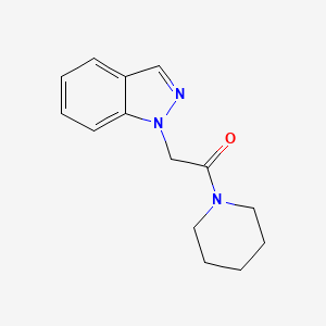 2-Indazol-1-yl-1-piperidin-1-ylethanone