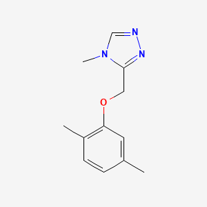 3-[(2,5-Dimethylphenoxy)methyl]-4-methyl-1,2,4-triazole