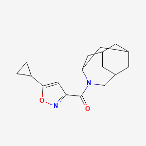 4-Azatricyclo[4.3.1.13,8]undecan-4-yl-(5-cyclopropyl-1,2-oxazol-3-yl)methanone