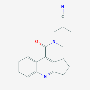 N-(2-cyanopropyl)-N-methyl-2,3-dihydro-1H-cyclopenta[b]quinoline-9-carboxamide