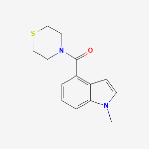 (1-Methylindol-4-yl)-thiomorpholin-4-ylmethanone