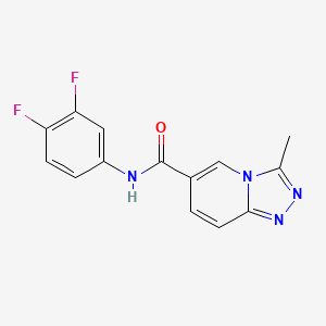 N-(3,4-difluorophenyl)-3-methyl-[1,2,4]triazolo[4,3-a]pyridine-6-carboxamide