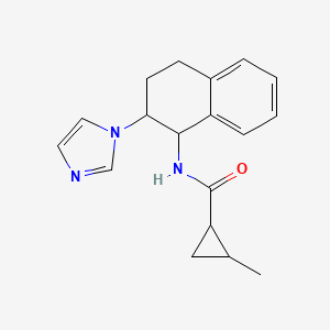 N-(2-imidazol-1-yl-1,2,3,4-tetrahydronaphthalen-1-yl)-2-methylcyclopropane-1-carboxamide