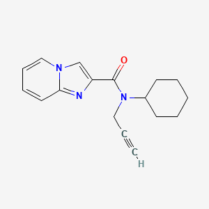 N-cyclohexyl-N-prop-2-ynylimidazo[1,2-a]pyridine-2-carboxamide