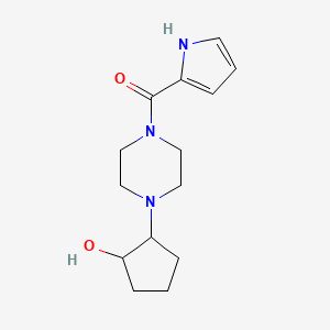 [4-(2-hydroxycyclopentyl)piperazin-1-yl]-(1H-pyrrol-2-yl)methanone