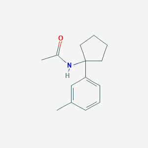 N-[1-(3-methylphenyl)cyclopentyl]acetamide