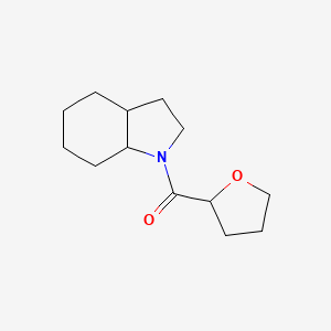 2,3,3a,4,5,6,7,7a-Octahydroindol-1-yl(oxolan-2-yl)methanone